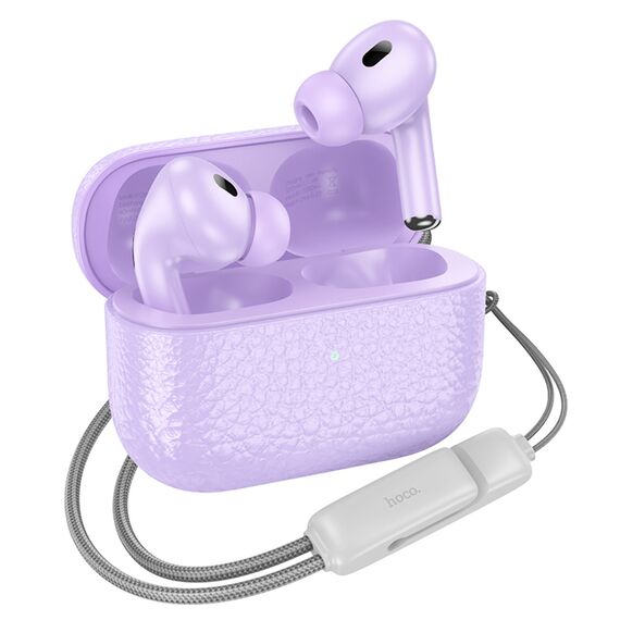 Беспроводные наушники Hoco EQ9 вакуумные purple. Complektuha