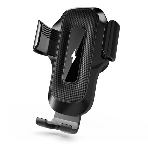 Автодержатель  X15 с беспровдной зарядкой 15W black. Complektuha
