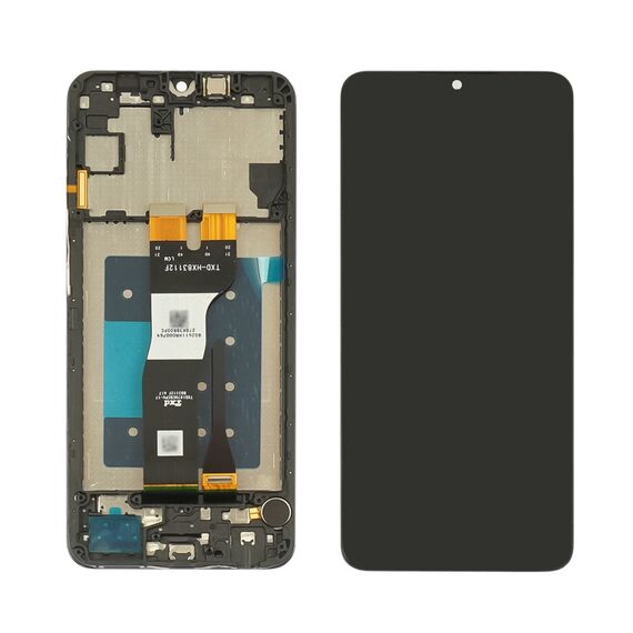 Дисплей для Samsung A057F Galaxy A05S (2023) з чорним тачскрином та корпусною рамкою GXQC Service Pack фото 1. Complektuha