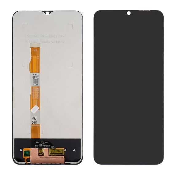 Дисплей для Vivo Y20/ Y20i/ Y20S/ V2027 з чорним тачскрином GXQC Service Pack фото 1. Complektuha