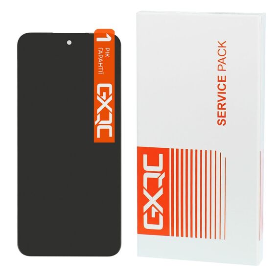 Дисплей для TECNO Spark 40C (KM4k) з чорним тачскрином GXQC Service Pack. Complektuha