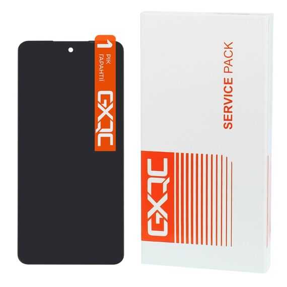 Дисплей для Oppo A60/ A80 з чорним тачскрином GXQC Service Pack. Complektuha