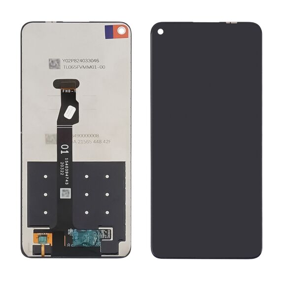 Дисплей для Huawei P40 Lite (5G) з чорним тачскрином GXQC Service Pack фото 1. Complektuha
