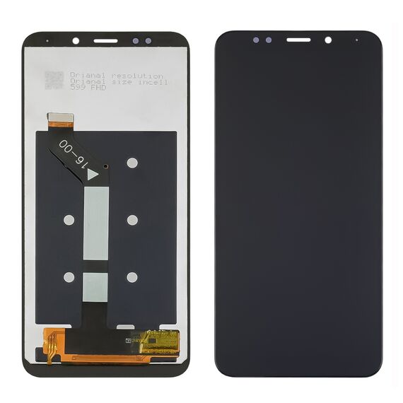 Дисплей для Xiaomi Redmi 5 Plus з чорним тачскрином GXQC Service Pack фото 1. Complektuha