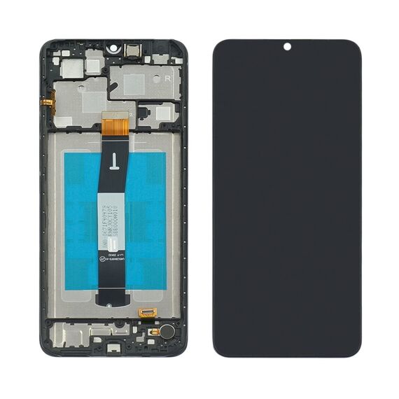 Дисплей для Xiaomi Redmi 12C з чорним тачскрином та корпусною рамкою GXQC Service Pack фото 1. Complektuha
