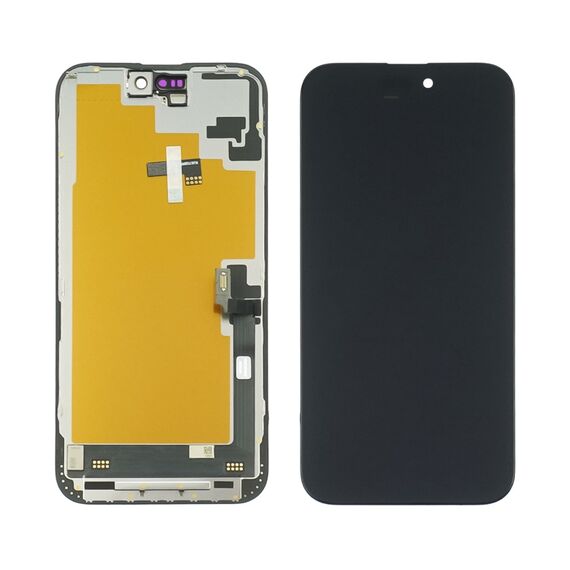Дисплей для Apple iPhone 16 Plus з чорним тачскрином 60Hz GXQC-Super OLED SOFT Service Pack фото 1. Complektuha