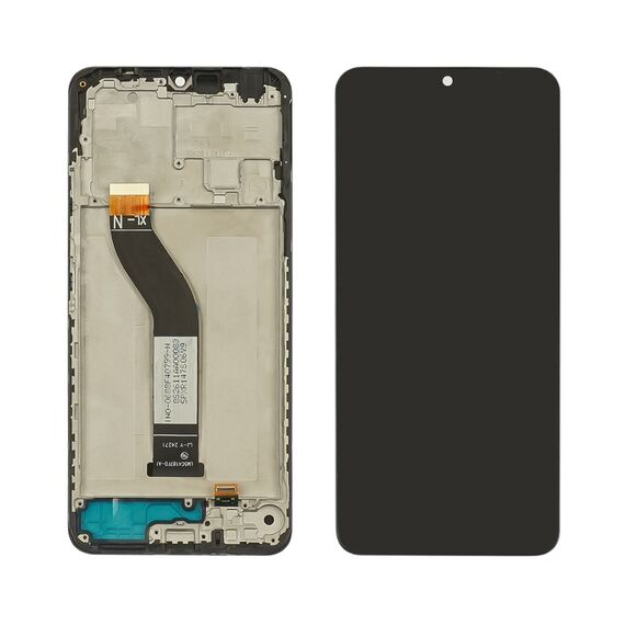 Дисплей для Xiaomi Redmi A4 (5G) з чорним тачскрином та корпусною рамкою GXQC Service Pack фото 1. Complektuha