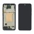 Дисплей для Samsung A356 Galaxy A35 (2024) с чёрным тачскрином и синей корпусной рамкой IPS. Complektuha